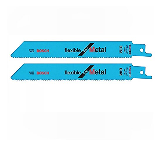 BOSCH Säbelsägeblatt S922BF f150 mm ür Metall 2er Pack