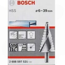 Bosch Stufenbohrer HSS, 6 - 39 mm, 10 mm, 93,5 mm, 13 Stufen
