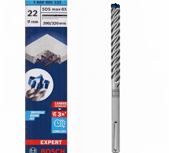 Bosch Expert SDS max-8X Hammerbohrer 22 x 200 x 320 mm - 2608900233