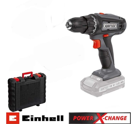 Einhell / Kraftixx Akku-Bohrschrauber KX-AS 18 Li  Koffer,Solo