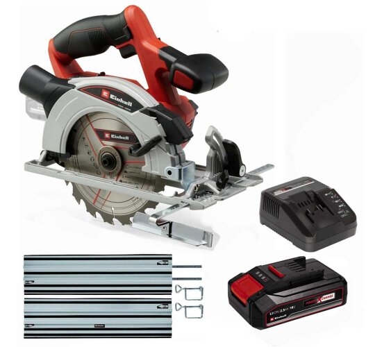 Einhell Akku Handkreissäge TE-CS 18/150 Li - 18V mit Akku 2.5 Ah,Schiene