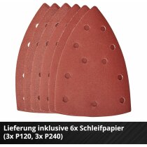 Einhell Akku-Multischleifer TE-OS 18/150 Li-18V mit Akku 2,5 Ah, Ladegerät