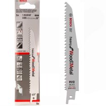 5 x Bosch Säbelsägeblatt S610DF Heavy for Wood...