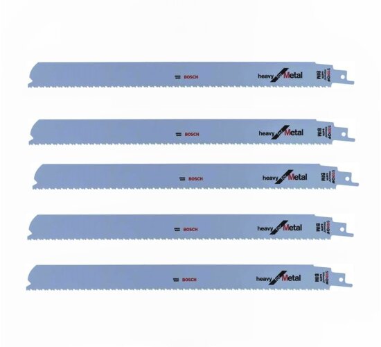 5 x Bosch Säbelsägeblatt S 1226 CHF 300 mm Metall