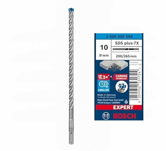 Bosch EXPERT SDS plus  10 x 200 x 265mm 7X Hammerbohrer,