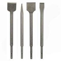 Bosch 4 Tlg. Meißel Set SDS Plus L-250 mm Flach,...