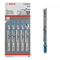 5 Stk. Bosch  Metal Stichsägeblatt T118AF BiM