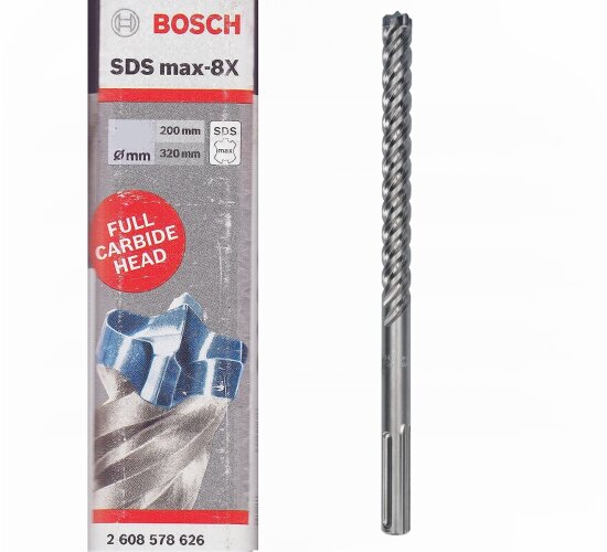 Bosch Professionelt SDS max-8X Hammerbohrer 14 x 200 x 320 mm -