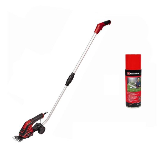 Einhell Akku-Teleskop Gras + Strauchschere GC-CG 3,6/70 Li 3,6V + PflegesSpray