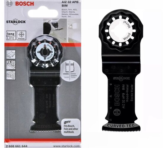 Bosch 5 x Tauchsägeblatt Starlock AIZ 32 APB Wood and Metal 50x32 mm