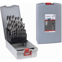 Bosch Metallbohrer-Set HSS PoinTeQ, ProBox 25-teilig, DIN...