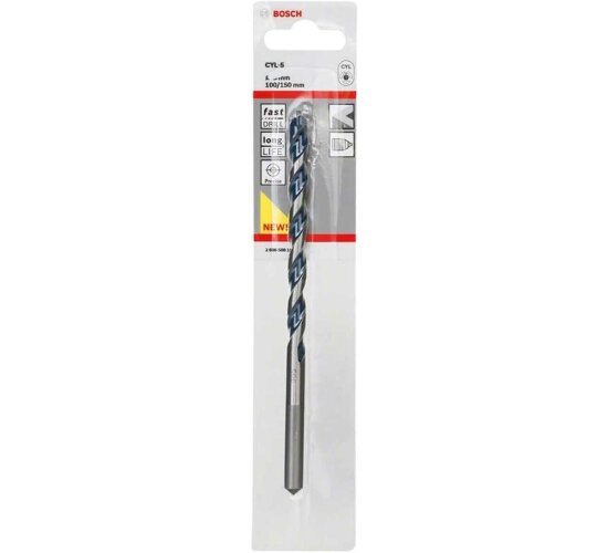 Bosch Professional 1x CYL-5 Betonbohrer für Beton, Ø 12 x 150 mm, Robust Line, Zubehör Schlagbohrmaschine)