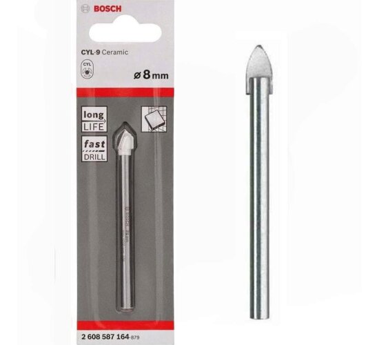 Bosch Professionel Keramik Fliesenbohrer Ø 8 mm