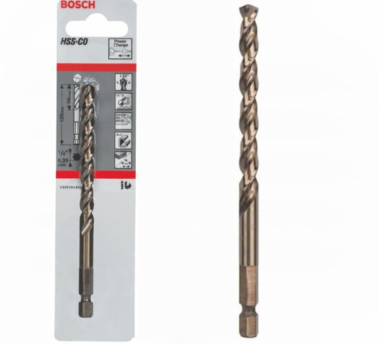 Bosch Professionrl Zentrierbohrer HSS-Co für Lochsägen L:120 mm