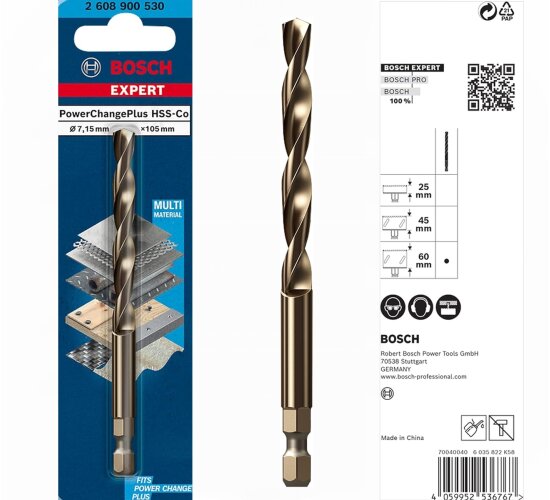 Bosch Professionrl  HSS-Co für Lochsägen L:105 mm Zentrierbohrer