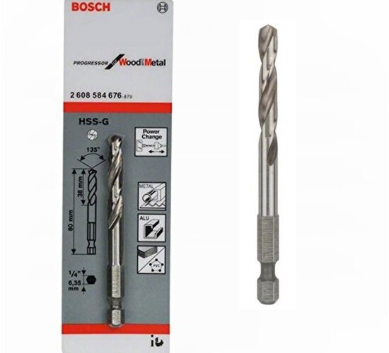 Bosch Zentrierbohrer HSS-G 7,15 x 80 mm PowerChange f. Plus Adapter