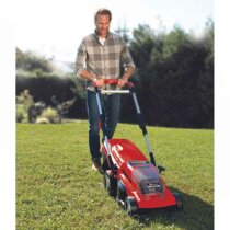 Einhell Akku-Rasenmäher GE-CM 36/37 - 36V ( 2 x 18V ) Solo + Grasschere