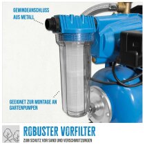 Vorfilter Schmutzfilter Lang Hauswasserwerk Gartenpumpe für Güde, Einhell