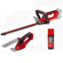Einhell Akku-Heckenschere + Gras- und Strauchschere 18/40...