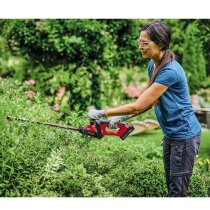 Einhell Akku-Heckenschere + Gras- und Strauchschere 18/40 18V, Pflegespray