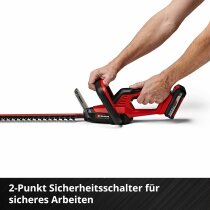 Einhell Akku-Heckenschere + Gras- und Strauchschere 18/40 18V, Pflegespray