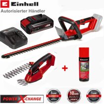 Einhell Akku-Heckenschere + Gras- und Strauchschere0 18V,...