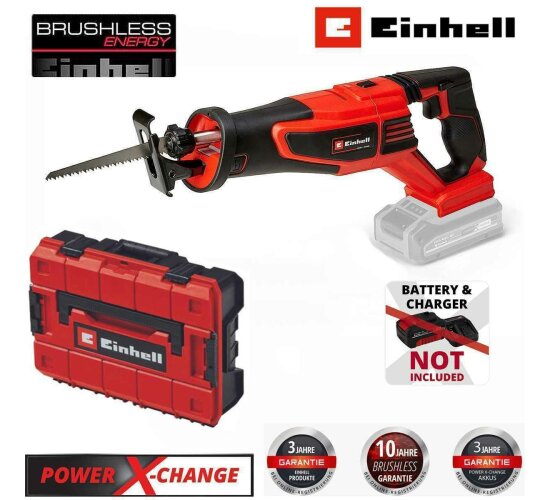 Einhell Professional Akku-Säbelsäge TP-AP 18/28 Li BL-Solo 18V, Brushless, 28 mm Hub SF Koffer