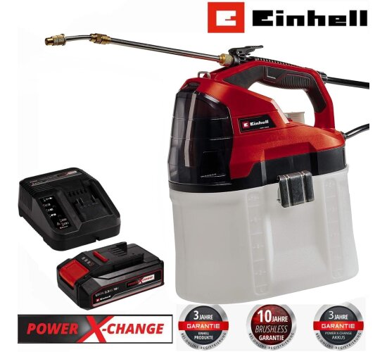 Einhell Akku-Drucksprühgerät GE-WS 18/75 Li-mit Akku 2.5 Ah, Ladegerät