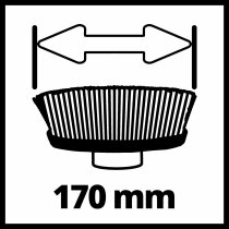 Einhell Bürste SOFT 170/40 für Oberflächenbürste PICOBELLA 18/90