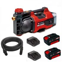 Einhell Gartenpumpe AQUINNA 36/34 (2x 18V) ECO - Akkus 4 Ah + Saugschlauch