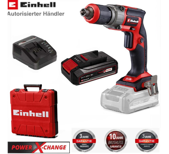 Einhell Professionel TrockenbauschrauberTP-DY 18 Li- BL Akku 2.5 Ah Koffer