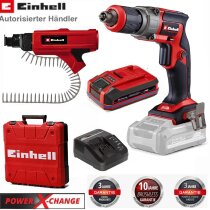 Einhell Professionel Trockenbauschrauber TP-DY 18 Li- BL Sealed Akku 3.0 Ah Magazin Koffer