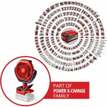Einhell GC-CF 18/110 Li-Solo Akku-Ventilator 3 Stufen, Brushless Motor