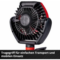 Einhell GC-CF 18/110 Li-Solo Akku-Ventilator 3 Stufen, Brushless Motor