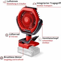 Einhell GC-CF 18/110 Li- Akku-Ventilator 3 Stufen +Akku...