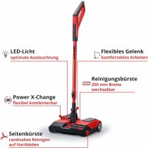 EINHELL Akku-Besen TE-FS 18 Li mit Akku 2,5 Ah und...