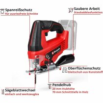 Einhell Set Akku-Bohrschrauber TE-CD 18/40 Stichsäge TC-JS 18V Akku 4 Ah