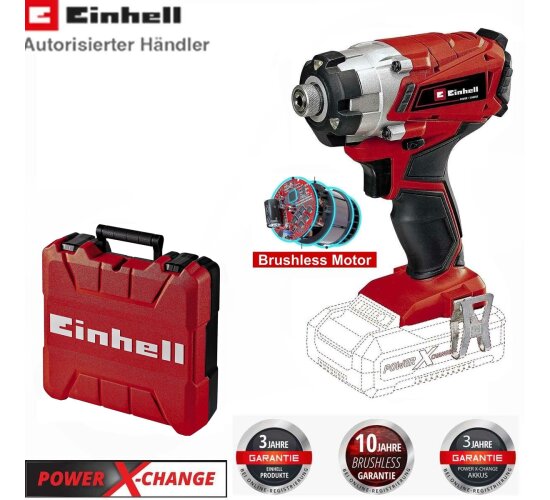 Einhell Professional Akku-Schlagschrauber TP-CI 18 Li BL- ohne Akku / Ladegerät