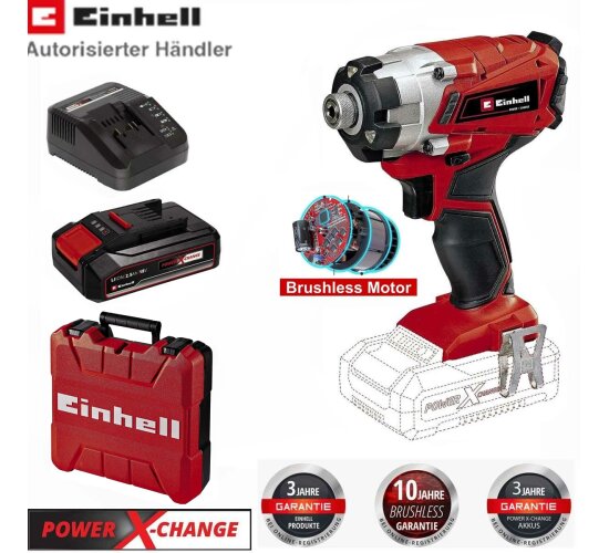 Einhell Professional Akku-Schlagschrauber TP-CI 18 Li BL- ohne Akku / Ladegerät