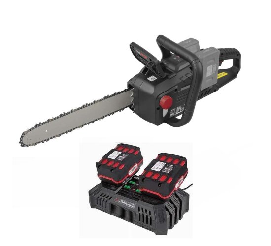PARKSIDE PERFORMANCE  40V Akku-Kettensäge PPKSA 40 Li mit Akku 4.0 Ah und Ladegerät