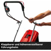 Einhell Rasenmäher GE-CM 18/33 Li 18V Akku 4.0 Ah + Ladegerät + Grasschere