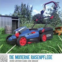 GÜDE City Rasenmäher RM 18/33 18V, 33 cm Schnitt mit 2 x Akku 2.0 Ah + Ladegerät