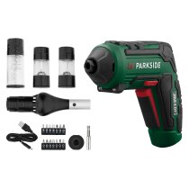 4 V Akkuschrauber-Set  PAS 4 D7  mit 4 BBQ-Aufsätzen