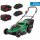 Güde Akku Rasenmäher 40V 430/40-8 + 2x 4,0 Ah Akku 2x Ladegerät 43 cm