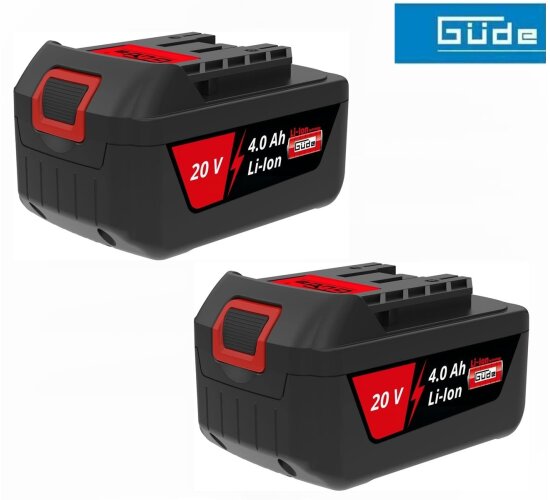 2 Stk. Ersatz Akku AP 20-40.1 für Güde Rasenmäher 40V 430/40-8  Art. 95849