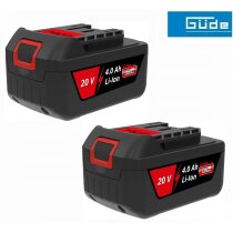 2 Stk. Ersatz Akku AP 20-40.1 für Güde...