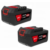 2 Stk. Ersatz Akku für Powertec Garden Akku...