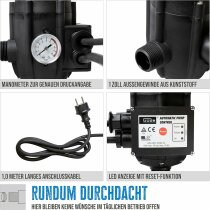 Güde Druckschalter für Gartenpumpe mit Trockenlaufschutz