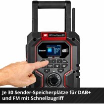 Einhell Akku-Baustellenradio TE-CR 18 Li DAB+/FM/BT ohnet Akku