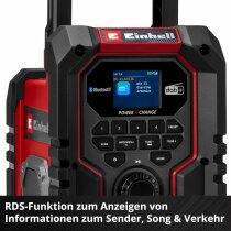 Einhell Akku-Baustellenradio TE-CR 18 Li DAB+/FM/BT ohnet Akku